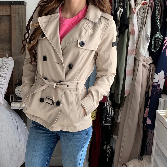 hollister trench coat